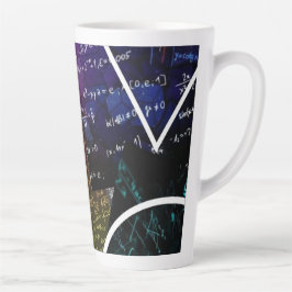 Taza De Café Latte Fórmula matemática Latte Mug