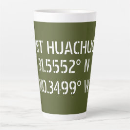 Taza De Café Latte Fort Huachuca Latitude Longitud