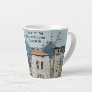 Taza De Café Latte Foto antigua fe cristiana religiosa