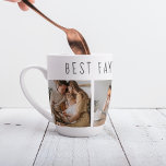 Taza De Café Latte Foto de colección moderna y el mejor regalo de la<br><div class="desc">Presentamos el Regalo de texto Modern Collage Photo & Best Family Ever, una manera única y personalizada de celebrar el amor y la alegría de tu familia. Este regalo especial combina la belleza de un collage de fotos personalizados con un mensaje sincero para crear un conservador memorable que será valorado...</div>