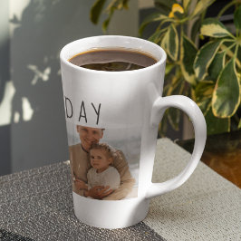 Taza De Café Latte Foto de colección moderna y el mejor regalo del Dí