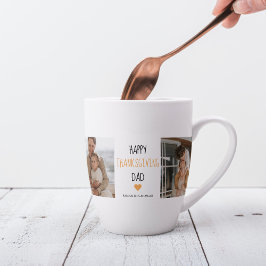Taza De Café Latte Foto de colección moderna y papá feliz de Acción d