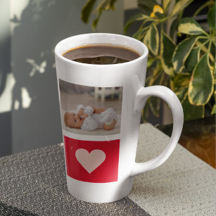 Taza De Café Latte Foto de colección moderna y regalo de la mejor mam