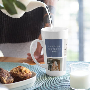 Taza De Café Latte Foto de colección moderna y regalo del Día de los