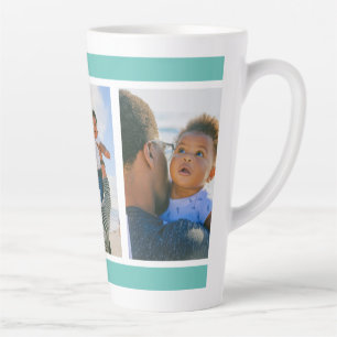 Taza De Café Latte Foto de la familia Instagram Latte Mug