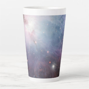 Taza De Café Latte Foto en pastel del espacio de la nebulosa de Orión