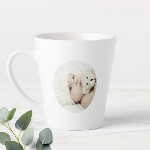 Taza De Café Latte Foto personalizada