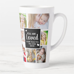 Taza De Café Latte Foto personalizada Te quieren 