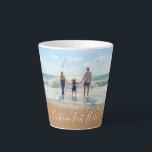 Taza De Café Latte Foto personalizado Latte Mug con tus fotos y texto<br><div class="desc">Foto y texto personalizado - Único su propio diseño - Familia personalizada / Amigos o regalo personal - Añadir su texto y foto - Redimensionar y mover elementos con la herramienta Personalización ! Buena suerte - Estar contentos :)</div>