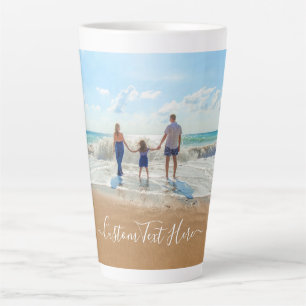 Taza De Café Latte Foto personalizado Latte Mug Tu Propio Regalo De D