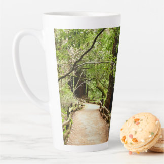 Taza De Café Latte Fotografía de la Naturaleza de Camino II de Muir W