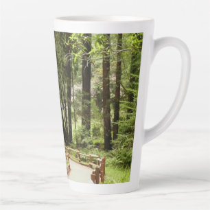 Taza De Café Latte Fotografía de la naturaleza de Muir Woods Path I