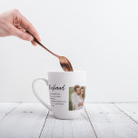 Taza De Café Latte Fotografía de pareja de compañeros de clase y rega<br><div class="desc">Fotografía de pareja de compañeros de clase y regalo de amor de marido romántico</div>