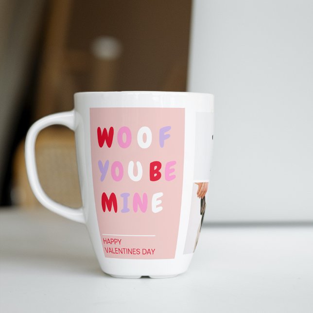 Taza De Café Latte Fotografía de tres grupos | Perro Valentines Gift (Subido por el creador)