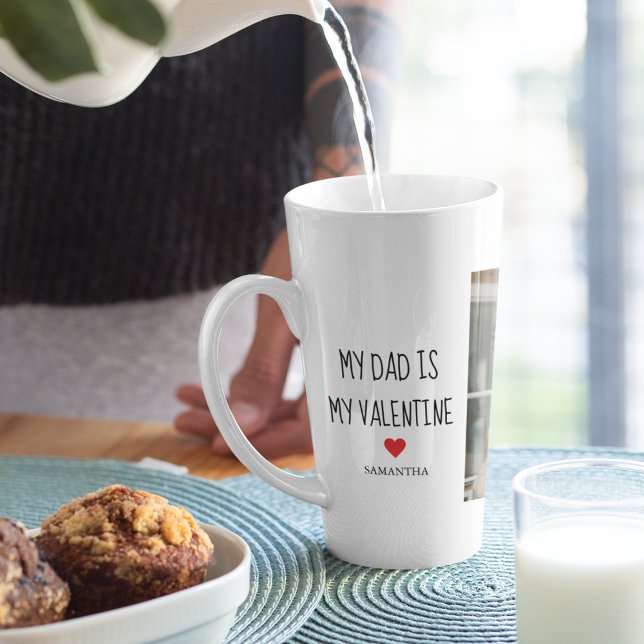 Taza De Café Latte Fotografía del Collage | Mi Papá Es Mi Regalo De S (Subido por el creador)