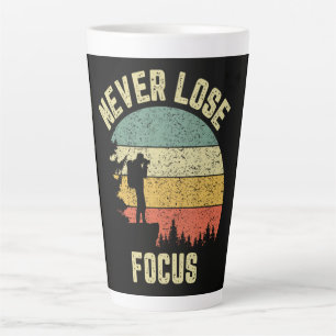 Taza De Café Latte Fotógrafo Divertido Cámara Nunca Pierde el Enfoque