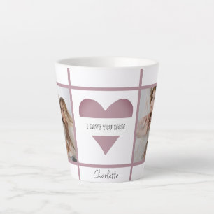 Taza De Café Latte Fotos personalizadas de Latte Mug