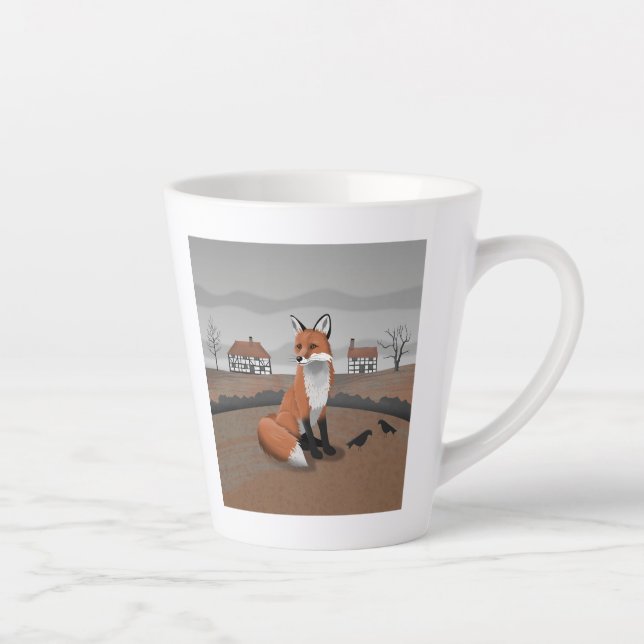 Taza De Café Latte Fox (Derecha)
