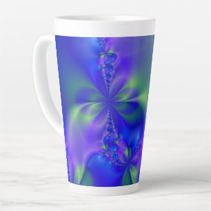 Taza De Café Latte Fractal 44