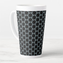 Taza De Café Latte Fractal Finesse