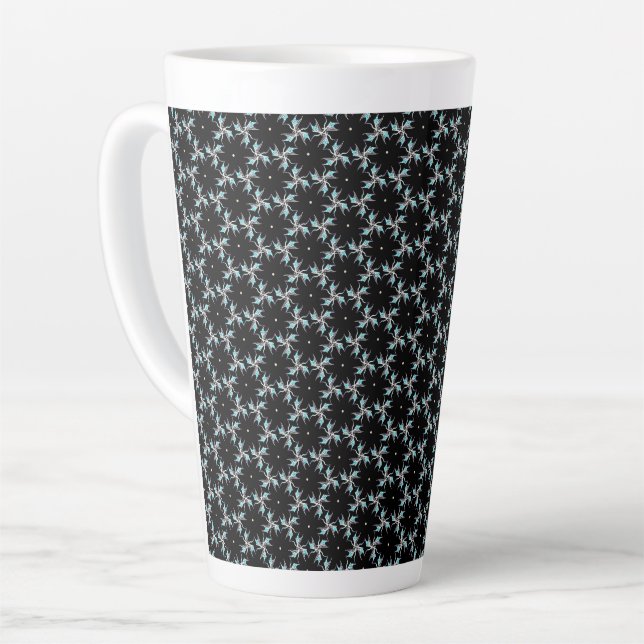 Taza De Café Latte Fractal Finesse (Ángulo izquierdo)