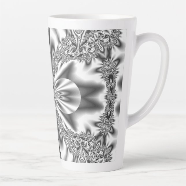 Taza De Café Latte Fractalizar (Derecha)