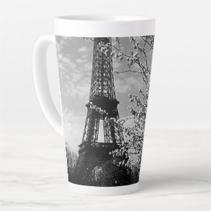 Taza De Café Latte Francia Vintage Torre Eiffel Latte Mug