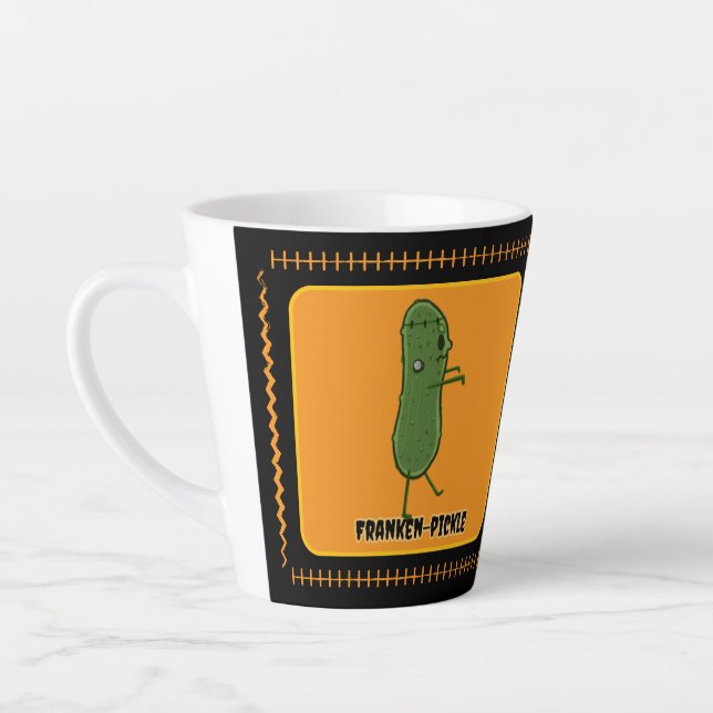 Taza De Café Latte Franken-Pickle Latte Mug (Izquierda)