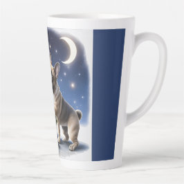 Taza De Café Latte Französische Bulldogge Weihnachtsbaum Bulldog