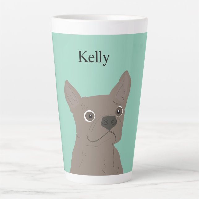 Taza De Café Latte French Kisses (Anverso)