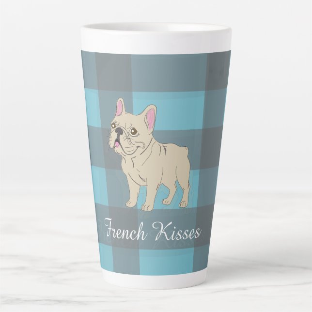 Taza De Café Latte French Kisses (Anverso)