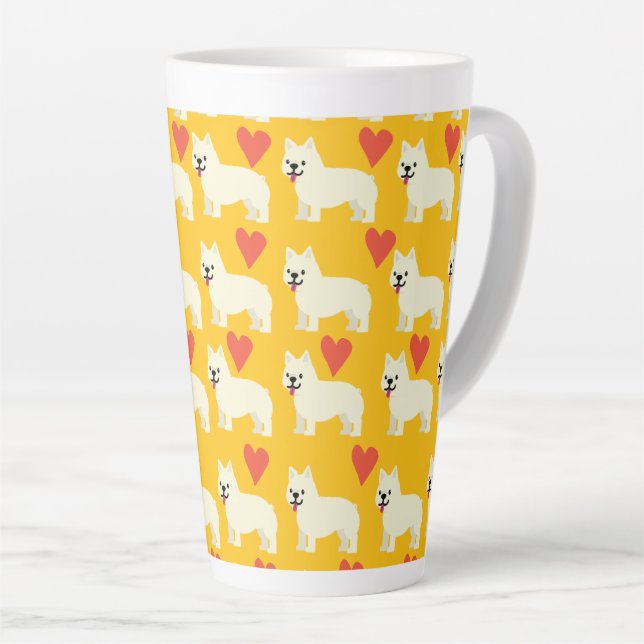 Taza De Café Latte Frenchie Lover (Ángulo derecho)