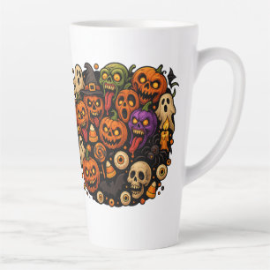 Taza De Café Latte Frenzy atemorizante