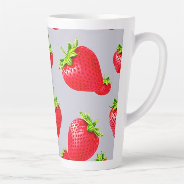 Taza De Café Latte fresa (Derecha)