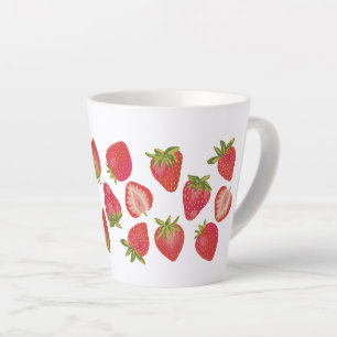 Taza De Café Latte Fresa Latte Mug
