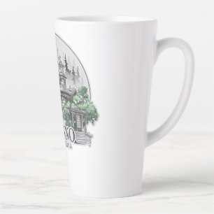 Taza De Café Latte Fresno City California Estados Unidos