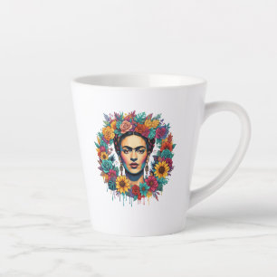Taza De Café Latte Frida Kahlo