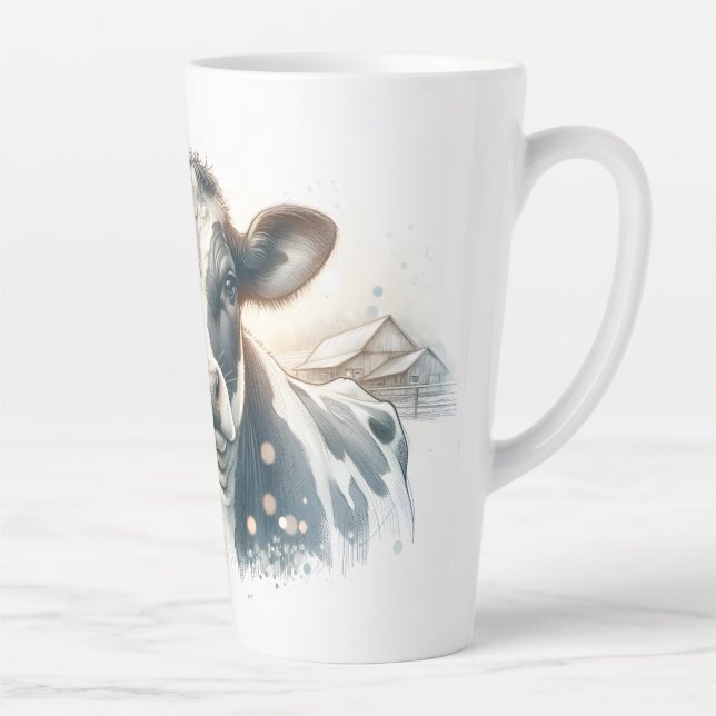 Taza De Café Latte Friend Farmyard (Derecha)