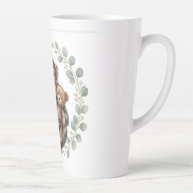 Taza De Café Latte Friendly monkey mugs,  buy it (Derecha)