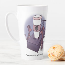 Taza De Café Latte Frothy Mug