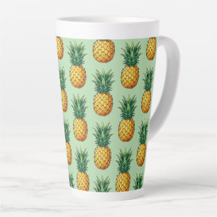 Taza De Café Latte Fruta de piña