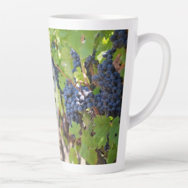 Taza De Café Latte Fruta del Espíritu Galatianos 5:22-23 (Derecha)