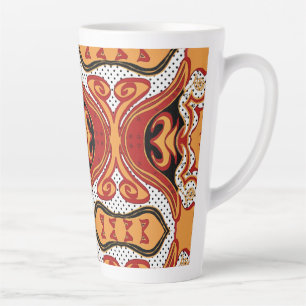 Taza De Café Latte Fuego