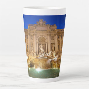 Taza De Café Latte Fuente de Trevi