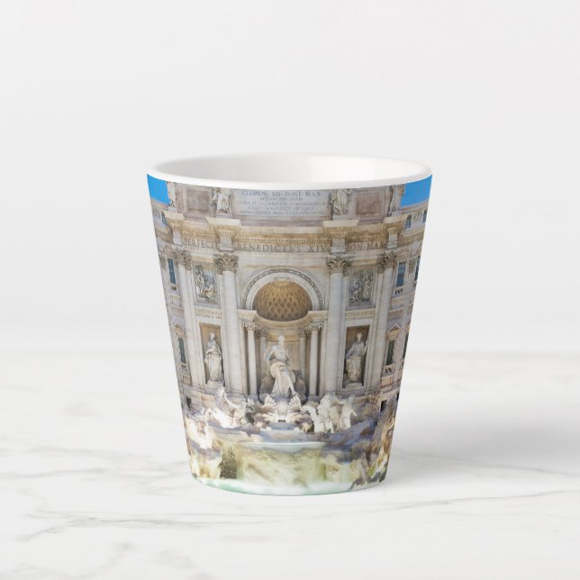Taza De Café Latte Fuente de Trevi (Anverso)