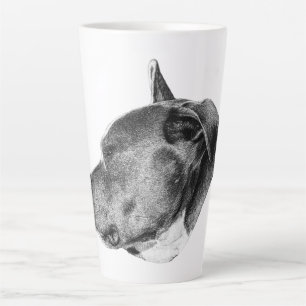 Taza De Café Latte fuerza de mirada suave