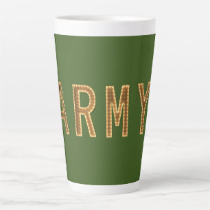 Taza De Café Latte Fuerza del Ejército