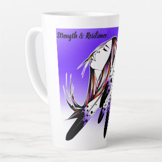 Taza De Café Latte Fuerza y resiliencia