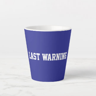 Taza De Café Latte Fun Blue Sarcastic Teacher 