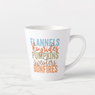 Taza De Café Latte Fun Fall Vibes